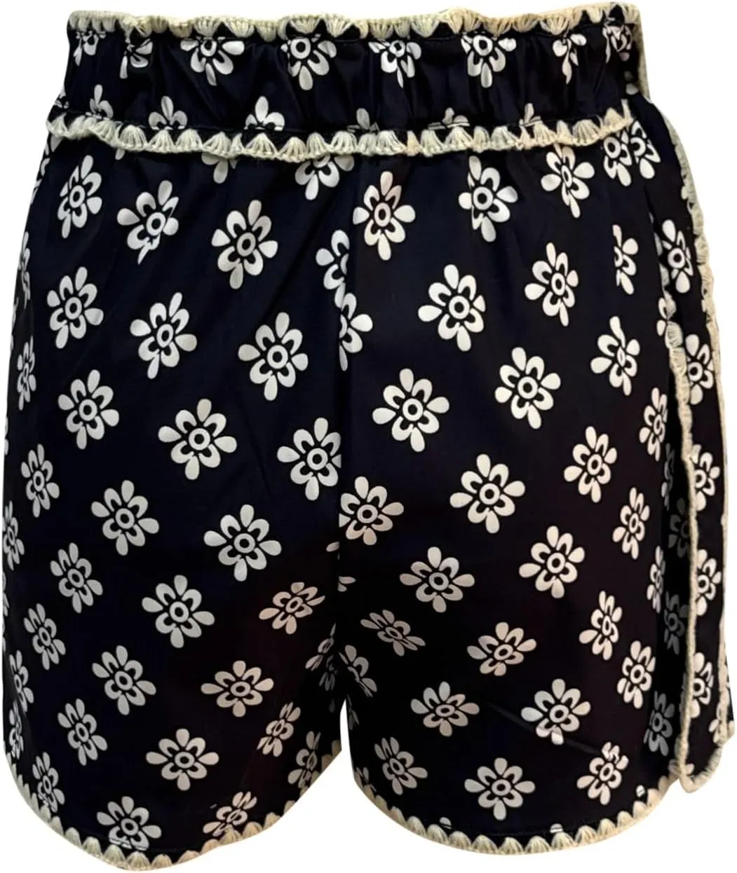Women's Summer Wrap Maxi Skirts Floral High Waist Ruffle Short Mini Skirt Trendy Front Tie A Line Casual Skorts