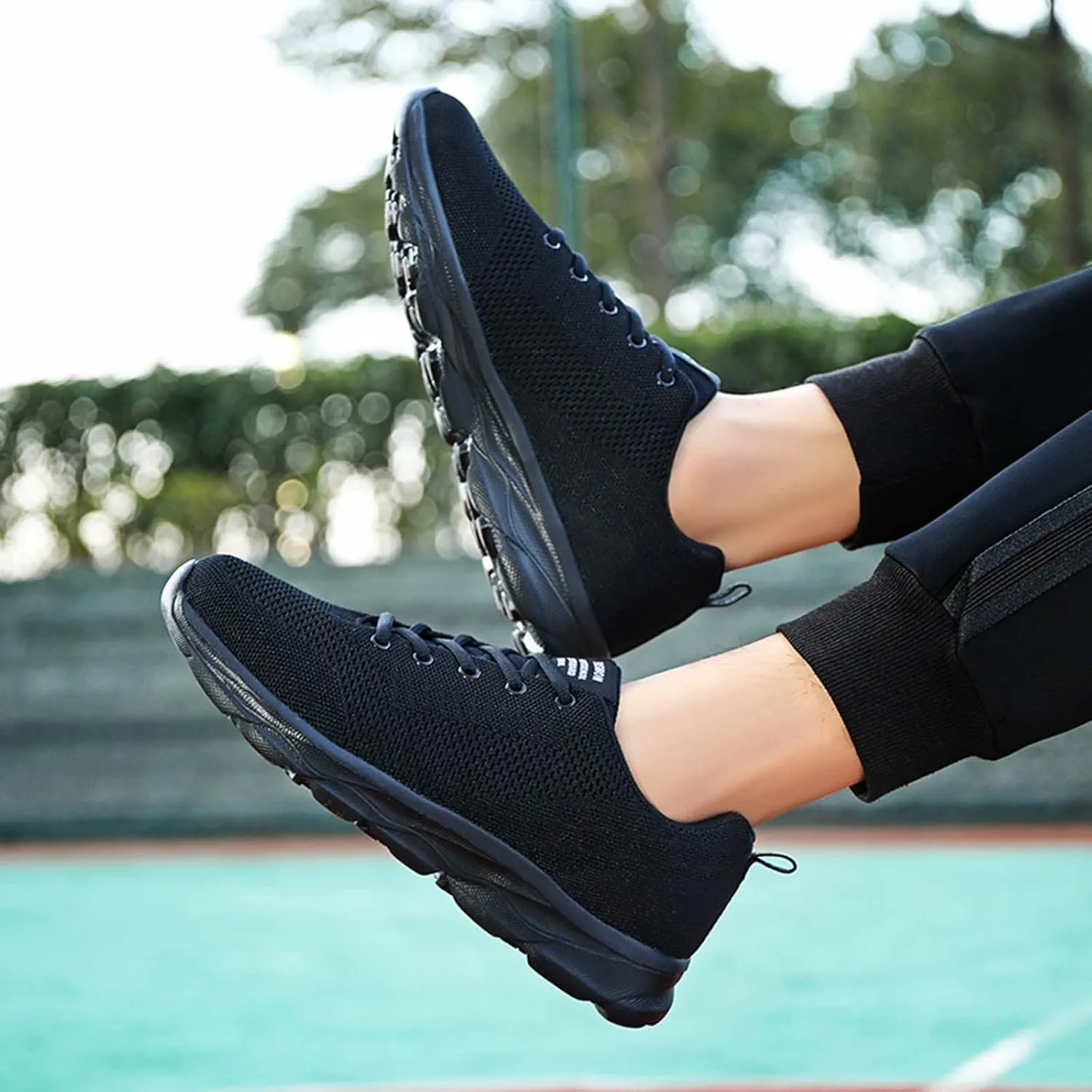 Womens Walking Shoes Lace Up Lightweight Memory Foam Cheer Walking Shoes Women Workout Slip On Shoes Casual Men's Fashion Sneakers White Tennis Shoe Trainers Shoe