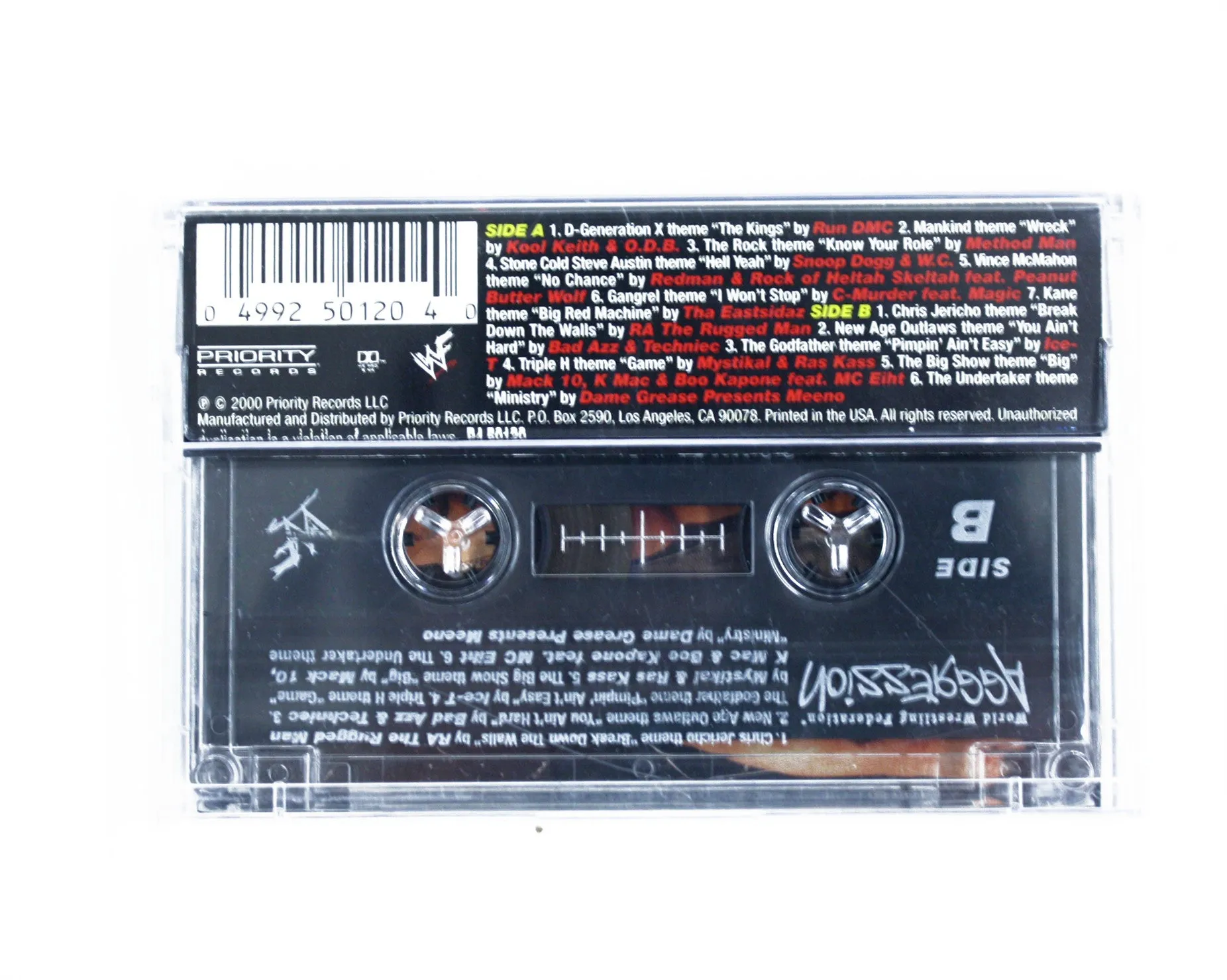 WWF AGGRESSION CASSETTE ALBUM