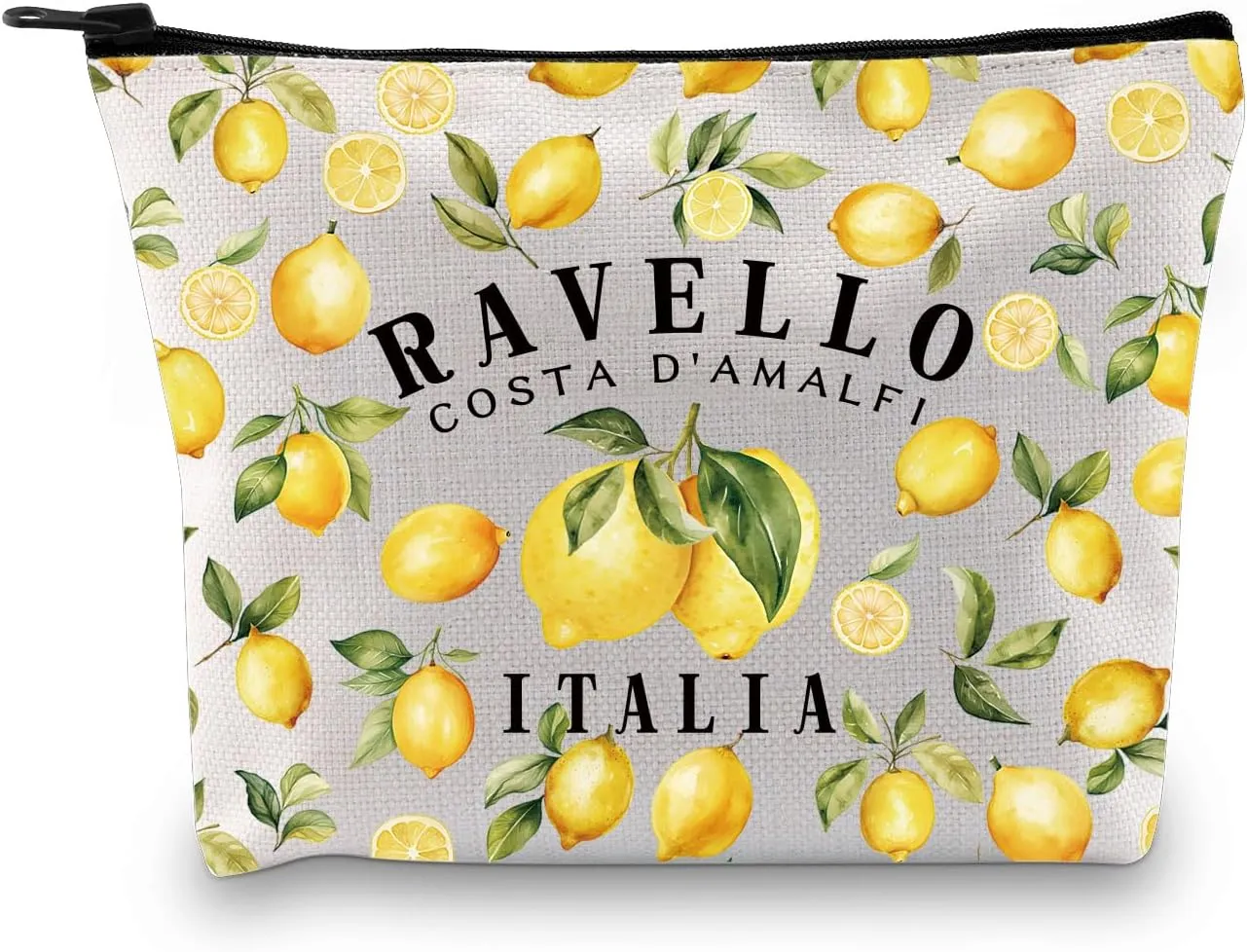 Zuo Bao Ravello Gift Ravello Italy Cosmetic Bag Ravello Lemons Italy Travel Toiletry Bag Italy Lover Cosmetic Bag Italy Vibes (RAVELLO)